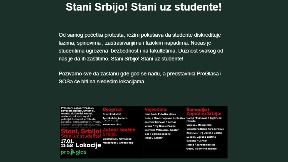 Stani Srbijo uz studente